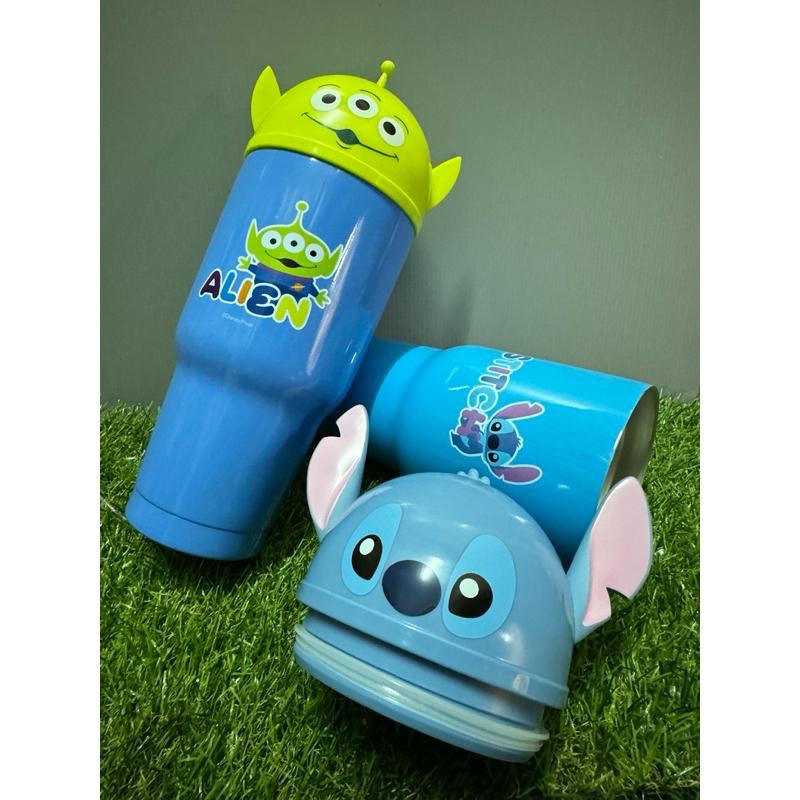 （現貨）♡正版授權♡迪士尼造型冰霸杯ICE FIGHTER CUP 史迪奇冰霸杯 900ml 三眼怪冰霸 不鏽鋼保冰杯-細節圖2