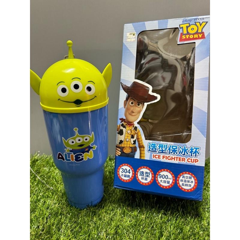 （現貨）♡正版授權♡迪士尼造型冰霸杯ICE FIGHTER CUP 史迪奇冰霸杯 900ml 三眼怪冰霸 不鏽鋼保冰杯-細節圖4