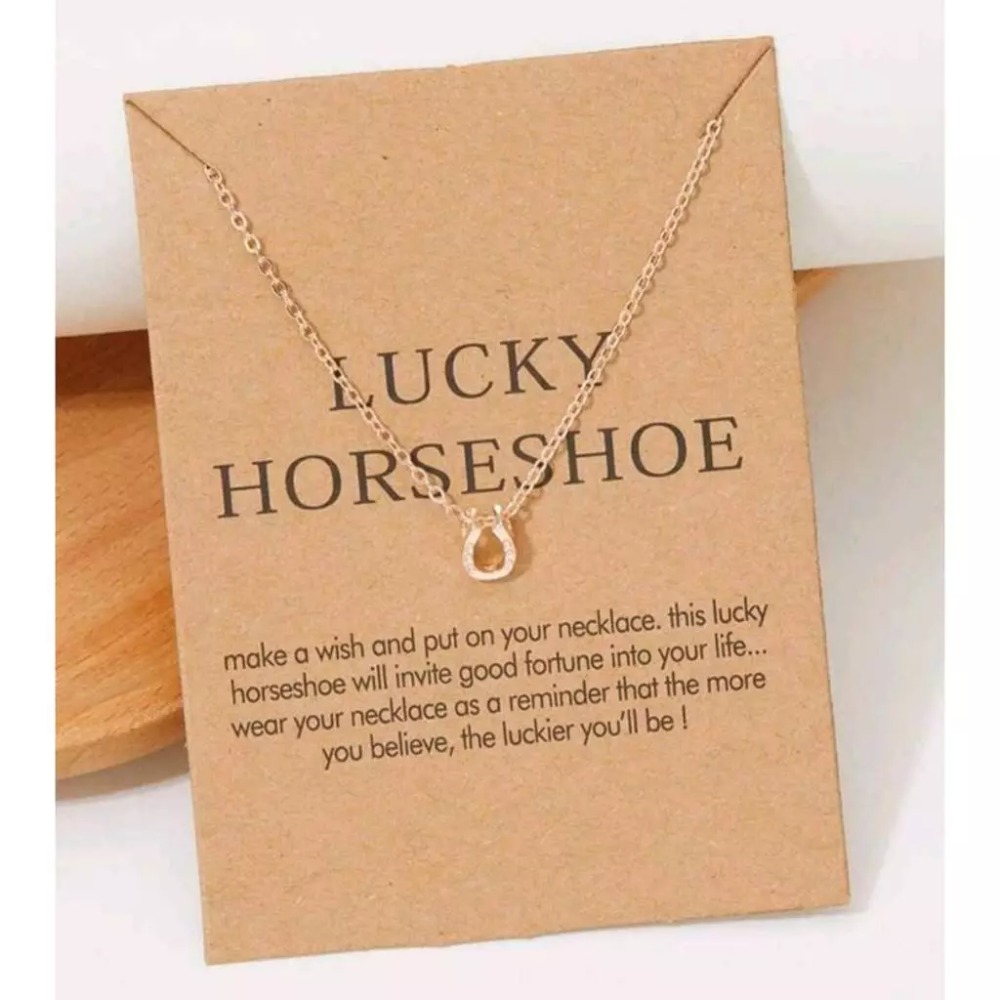 馬蹄鐵吊墜項鍊Lucky Horse-細節圖2