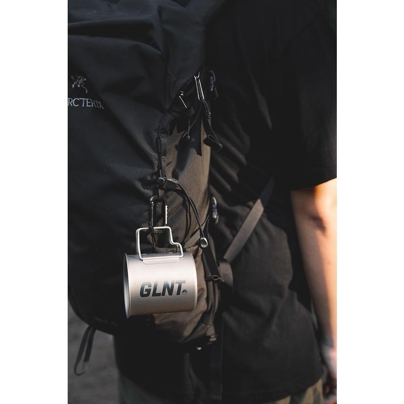 【彈藥庫】GLNT Titanium Cup 鈦合金輕量水杯 420ml (附收納袋) #glntca031-細節圖8