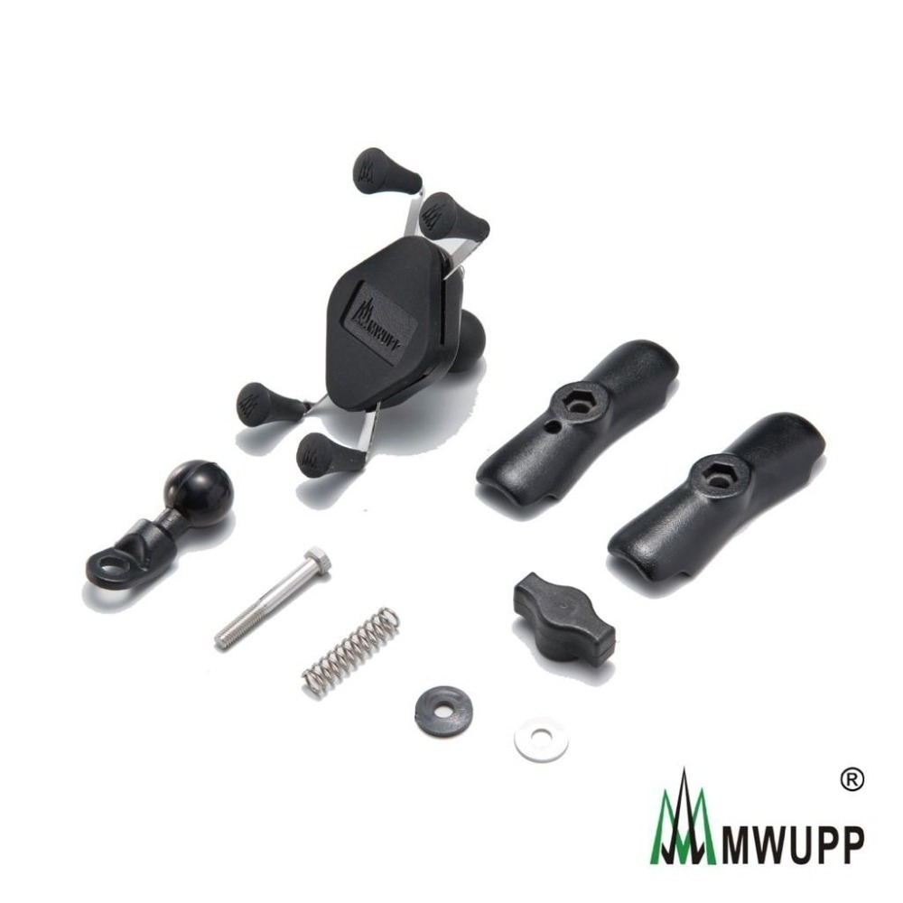 【彈藥庫】五匹 MWUPP 山峰系列-小X手機支架組(小X+長關節+歪嘴)(含防脫網) #XW004-S-細節圖4
