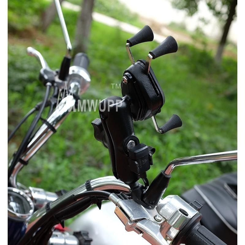 【彈藥庫】五匹 MWUPP 山峰系列-小X手機支架組(小X+長關節+歪嘴)(含防脫網) #XW004-S-細節圖8