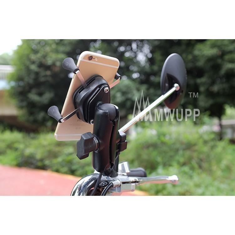 【彈藥庫】五匹 MWUPP 山峰系列-小X手機支架組(小X+長關節+歪嘴)(含防脫網) #XW004-S-細節圖9