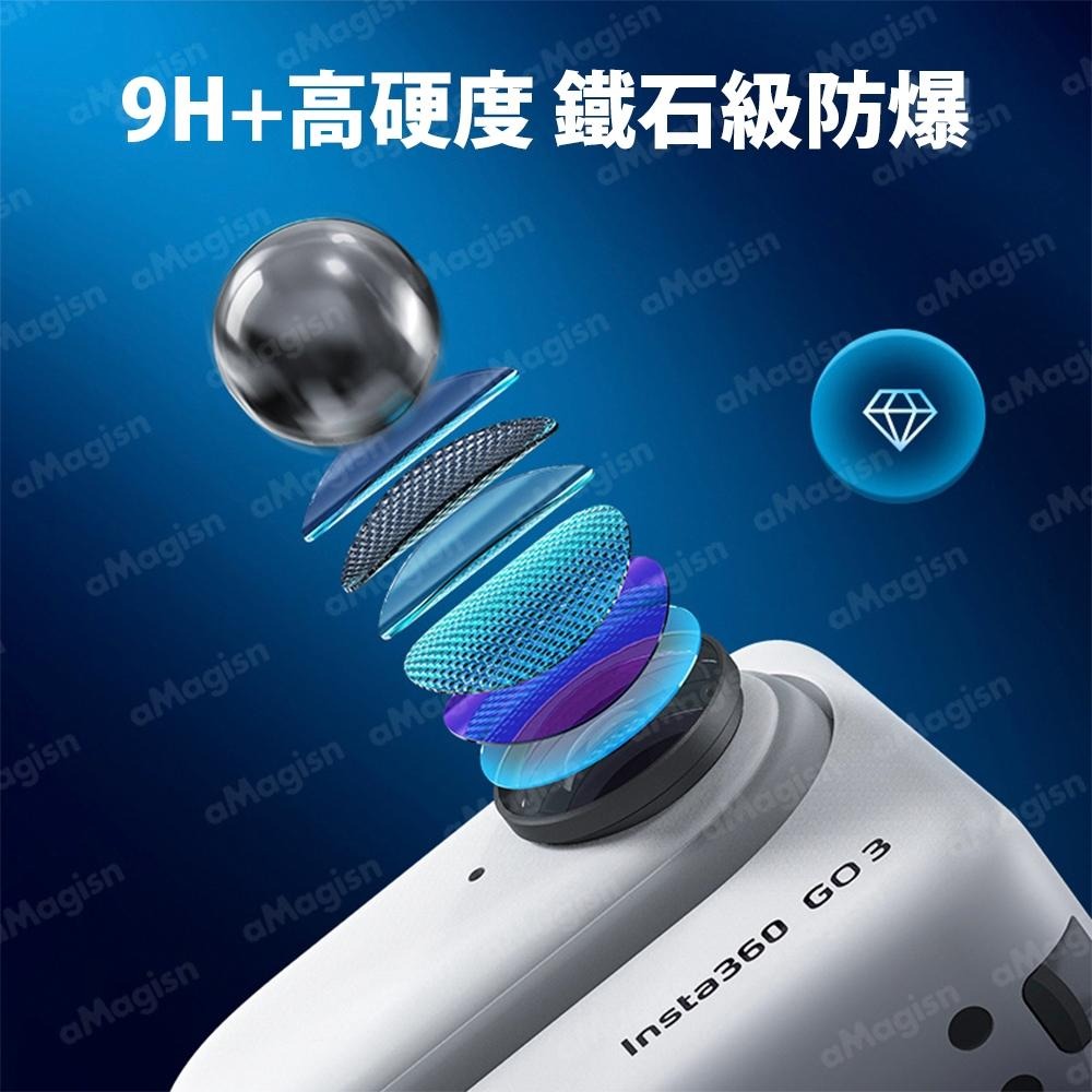 【彈藥庫】aMagisn Insta360 GO 3S/3 鏡頭螢幕鋼化保護貼#AG15-A #AMI-P009-L0-細節圖5