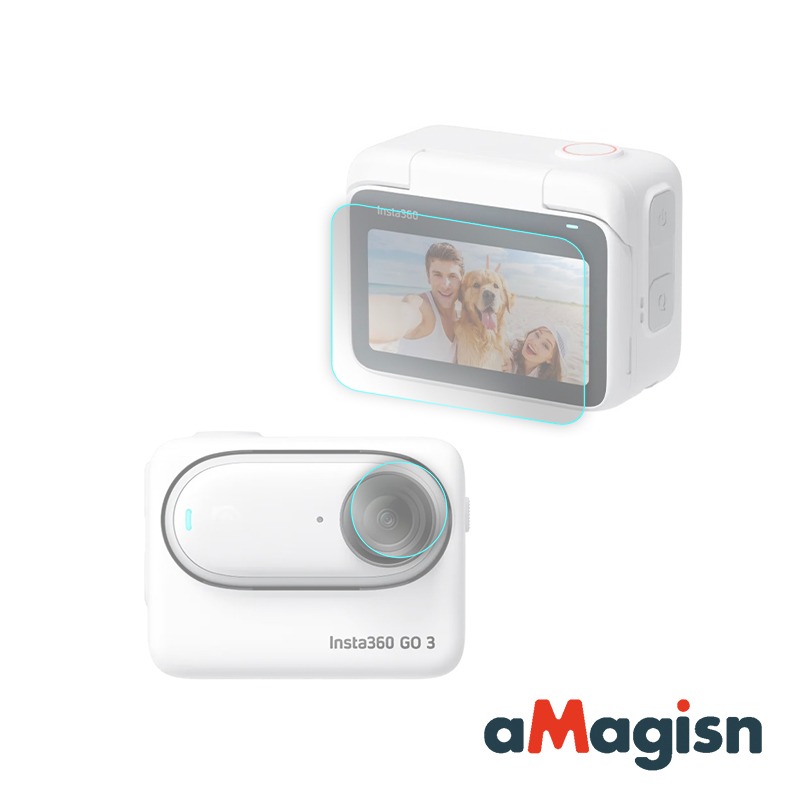 【彈藥庫】aMagisn Insta360 GO 3S/3 鏡頭螢幕鋼化保護貼#AG15-A #AMI-P009-L0-規格圖7