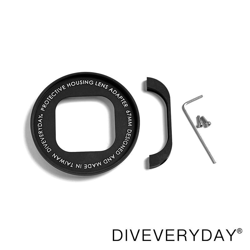 【彈藥庫】Diveveryday GoPro 潛水殼鏡頭轉接座 轉M67 #DED-GP13-M67-細節圖2