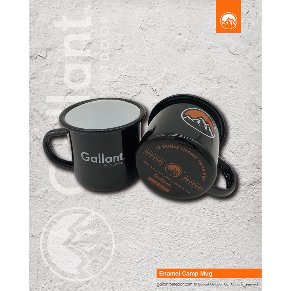 【彈藥庫】Gallant Outdoor® Enamel Camp Mug 珐瑯杯 #glntca007-規格圖4