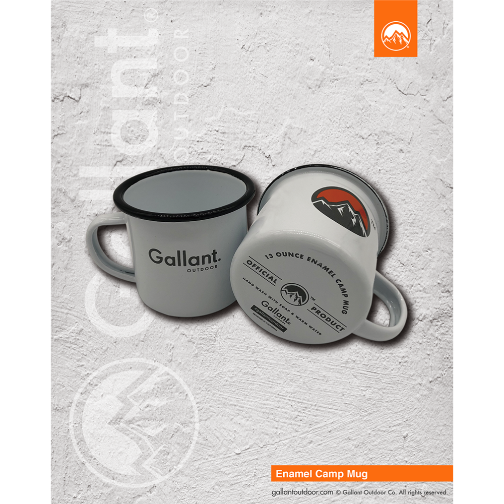 【彈藥庫】Gallant Outdoor® Enamel Camp Mug 珐瑯杯 #glntca007-規格圖4