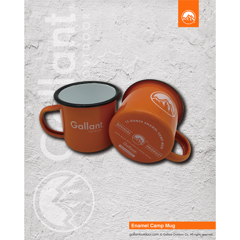 【彈藥庫】Gallant Outdoor® Enamel Camp Mug 珐瑯杯 #glntca007-規格圖4