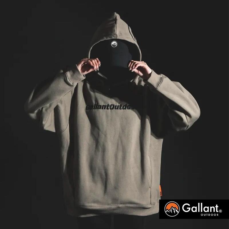 【彈藥庫】GLNT The Lettering Hoodie 帽T（黑/灰）#glnt-atl-011-細節圖4