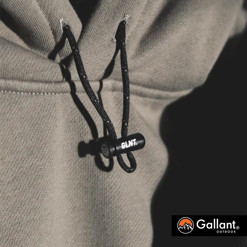 【彈藥庫】GLNT The Lettering Hoodie 帽T（黑/灰）#glnt-atl-011-細節圖7