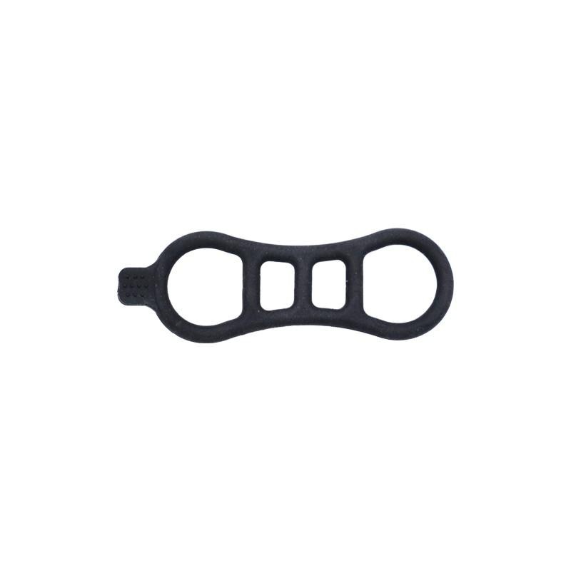 【彈藥庫】GoPro 可調節橡膠圓管支架(手電筒綁帶固定座) #DFX-U001-J01-細節圖4
