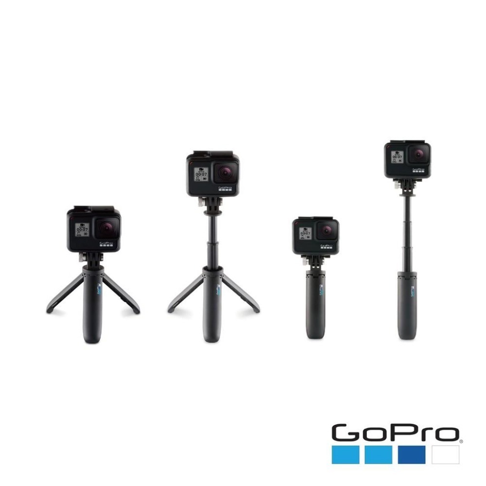 【彈藥庫】GoPro 旅行套件組1.0 (Shorty+7/6/5 矽膠保護套-黑) #AKTTR-001-細節圖2