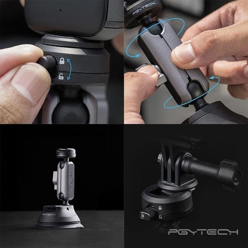 【彈藥庫】PGYTECH CapLock 運動相機吸盤支架 #P-GM-223-細節圖7