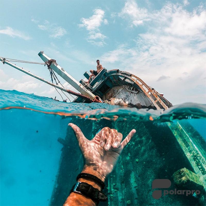 【彈藥庫】PolarPro 50-50Dome GoPro HERO 11/10/9 C966分水鏡#H9-FF-細節圖5