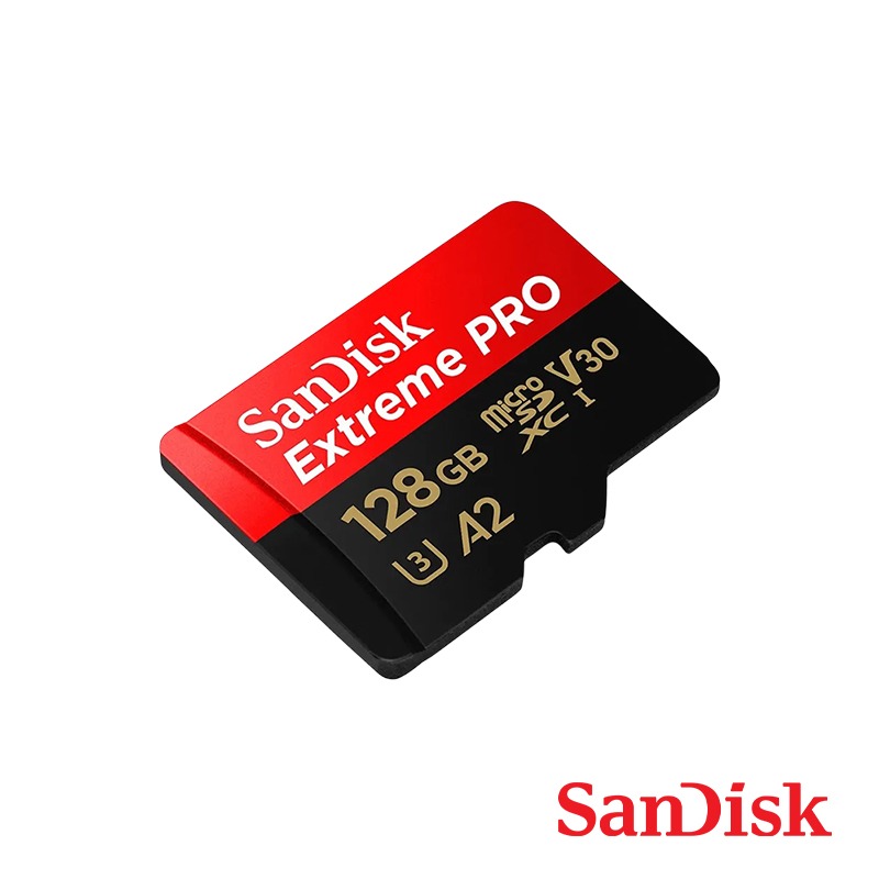 【彈藥庫】SanDisk Extreme PRO microSDXC U3 A2 V30 紅黑卡 128G 記憶卡-細節圖3