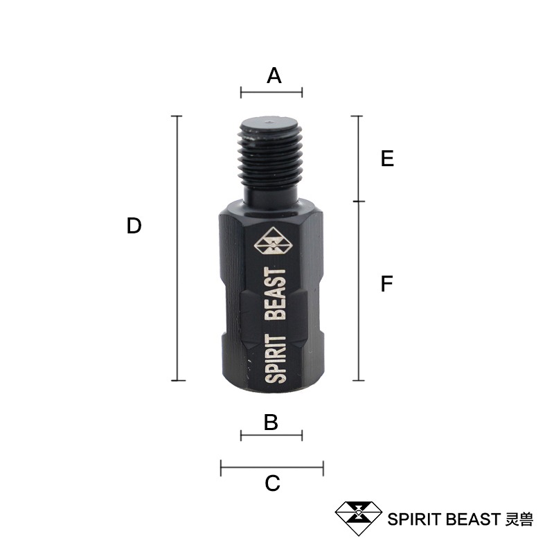 【彈藥庫】Spirit Beast M8 正牙長墊高螺絲 正轉正 (40mm) #JGLS001A101-細節圖6