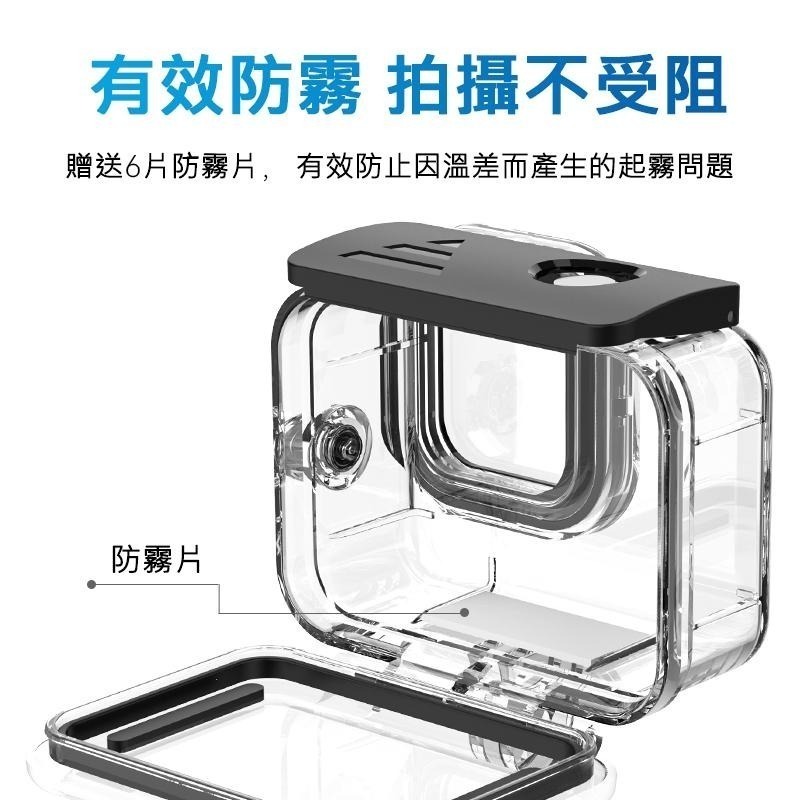 【彈藥庫】TELESIN GoPro HERO 13/12/11/10/9 45米防水殼 #GP-WTP-905-細節圖9