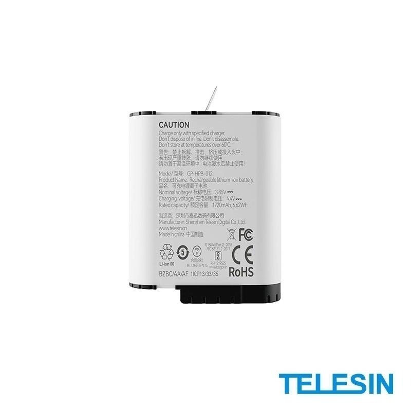 【彈藥庫】TELESIN GoPro HERO 12/11/10/9 高性能電池 #GP-HPB-012-細節圖6