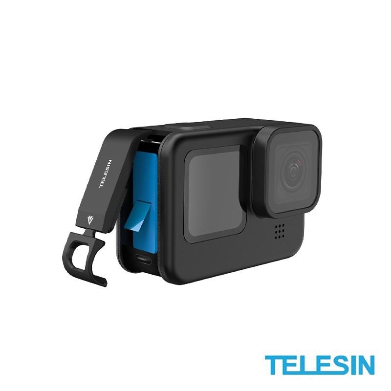 【彈藥庫】TELESIN GoPro HERO 13/12/11/10/9 鋁合金充電側蓋 #GP-CLC-902-細節圖2