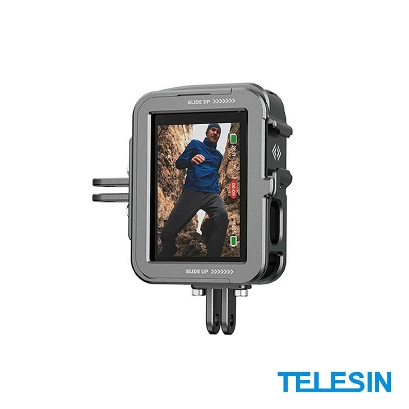 【彈藥庫】TELESIN GoPro HERO 12/11/10/9鋁合金橫豎兔籠 #GP-FMS-G11-TZ(新)-細節圖5