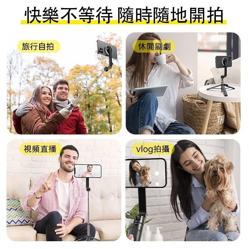 【彈藥庫】TELESIN MagSafe 磁吸迷你MINI自拍桿 #WS-22005-細節圖9