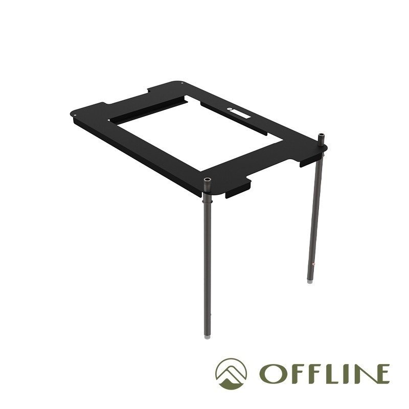 【彈藥庫】OFFLINE 離線桌-1單位跨接鐵板(黑/沙/銀) #OFL-OFTE1U-C-規格圖11