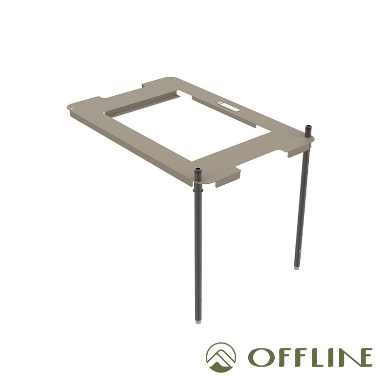 【彈藥庫】OFFLINE 離線桌-1單位跨接鐵板(黑/沙/銀) #OFL-OFTE1U-C-規格圖11