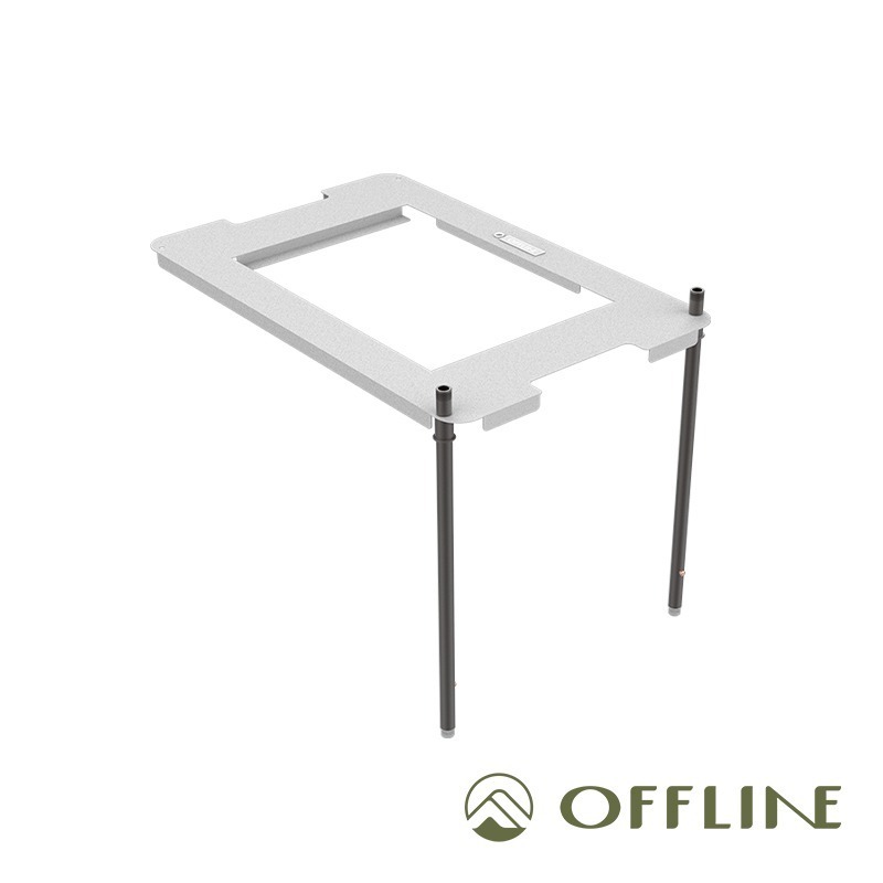 【彈藥庫】OFFLINE 離線桌-1單位跨接鐵板(黑/沙/銀) #OFL-OFTE1U-C-規格圖11
