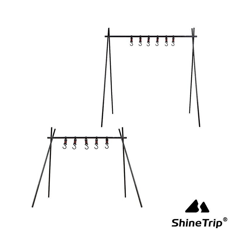 【彈藥庫】ShineTrip 露營折疊三角置物架（小/大） #SNT-002-S #SNT-002-L-細節圖2