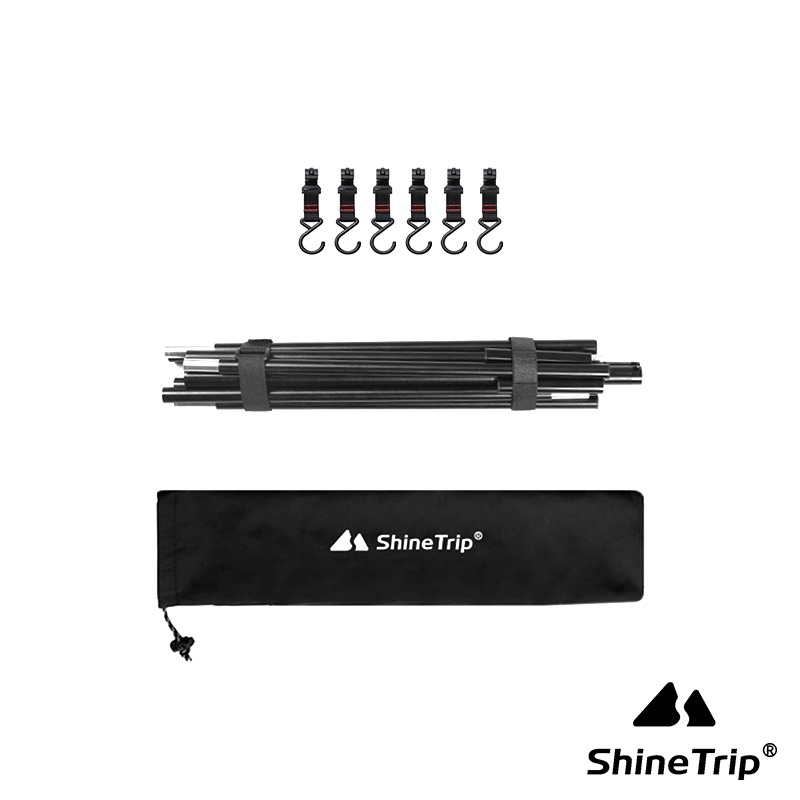 【彈藥庫】ShineTrip 露營折疊三角置物架（小/大） #SNT-002-S #SNT-002-L-細節圖4