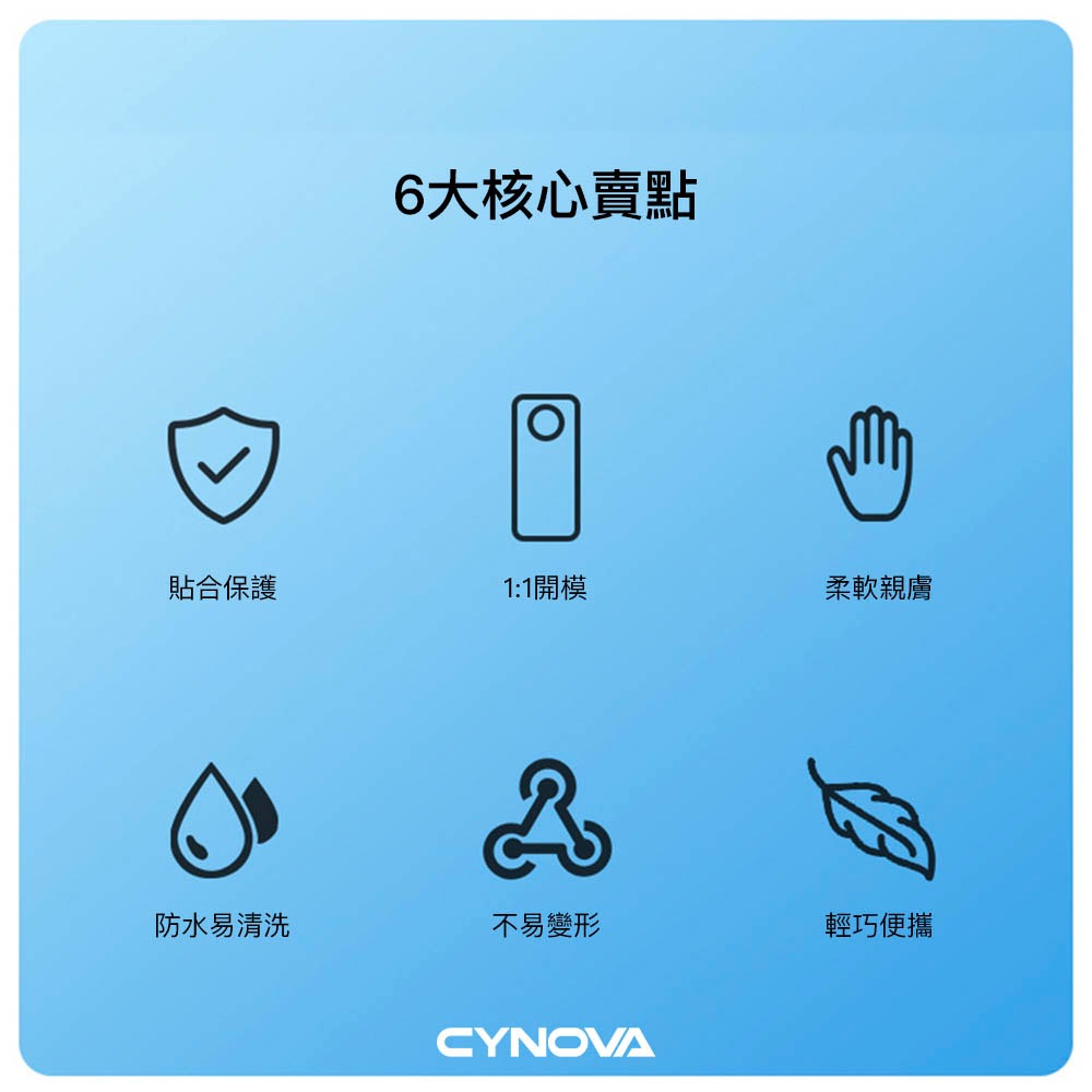 【彈藥庫】CYNOVA Insta360 X4 機身矽膠保護套 #OX4-JST-CY-細節圖2