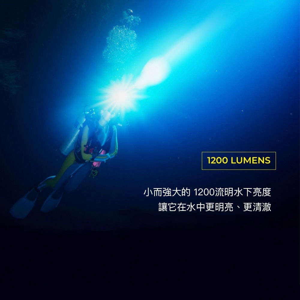 【彈藥庫】LYCAN PRO1200 潛水燈 #LYC-PRO1200-細節圖4