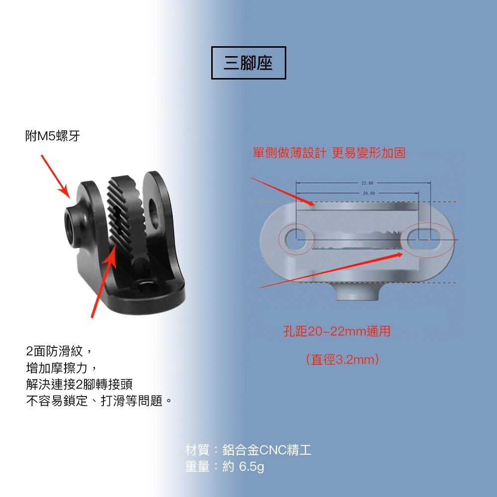 【彈藥庫】一體把專用金屬架組(含延長版+三腳座) #DFA-U022-A01-細節圖7