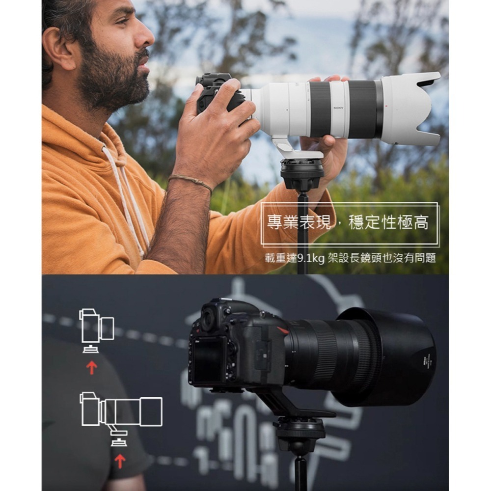 【彈藥庫】PEAK DESIGN 旅行者腳架（鋁合金版/碳纖維版） #AFD0430C #AFD0430A-細節圖10