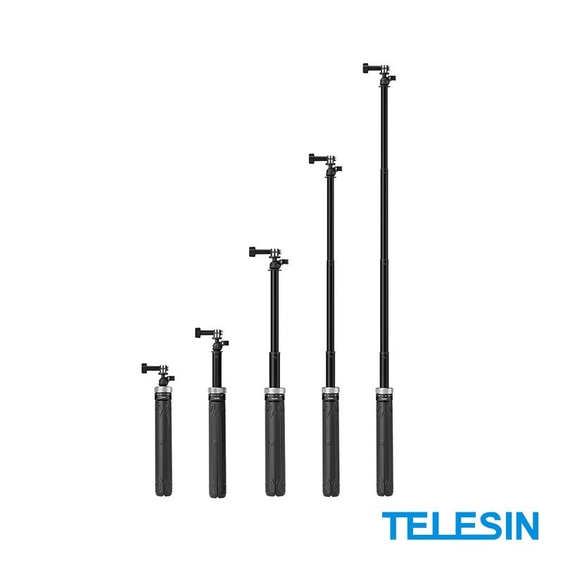 【彈藥庫】TELESIN 萬向三腳架自拍桿 #S1-TSS-01-細節圖9
