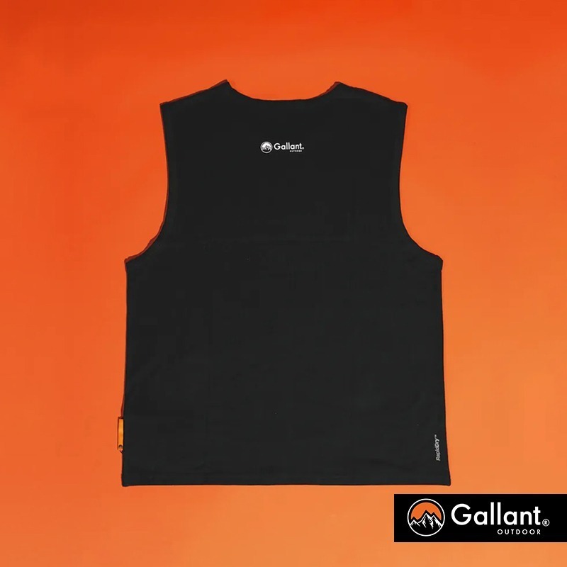 【彈藥庫】GLNT Polygiene® Lettering Tank Top-黑 #glnt-atp-005-blk-細節圖6