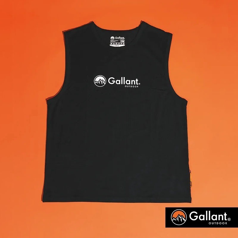 【彈藥庫】GLNT Polygiene® Basic Logo Tank Top #glnt-atp-004-blk-細節圖3