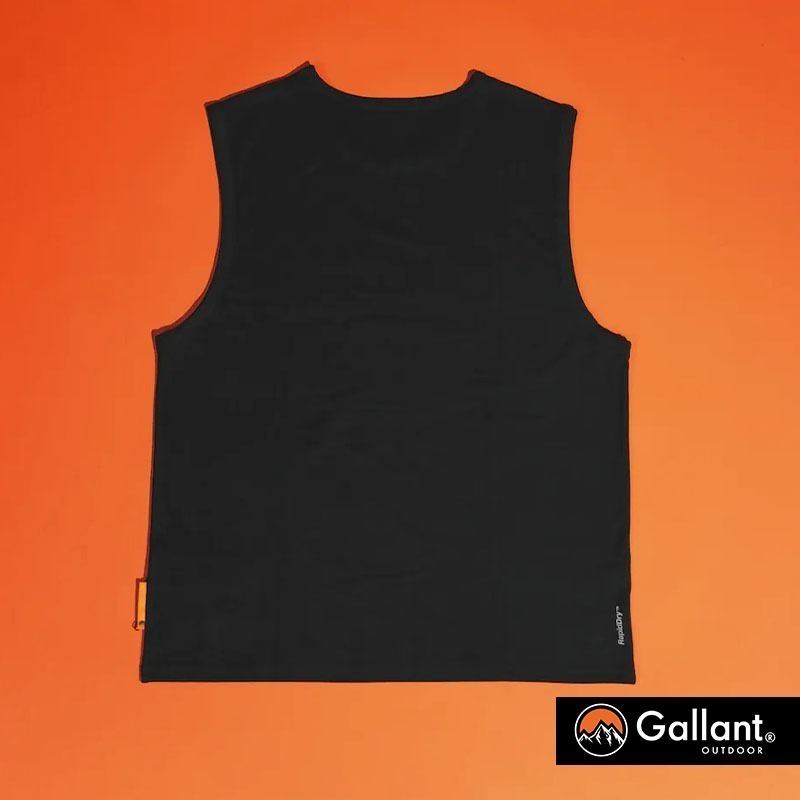 【彈藥庫】GLNT Polygiene® Basic Logo Tank Top #glnt-atp-004-blk-細節圖4