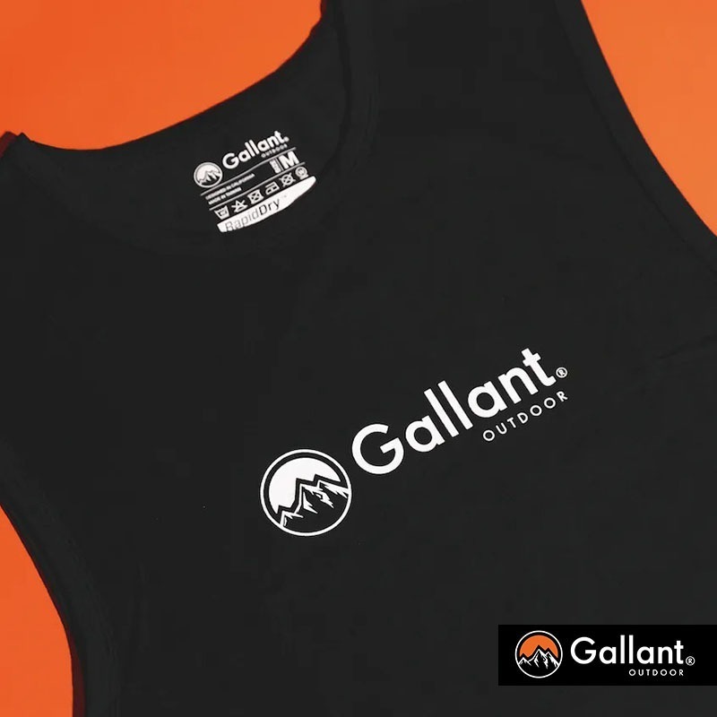 【彈藥庫】GLNT Polygiene® Basic Logo Tank Top #glnt-atp-004-blk-細節圖5