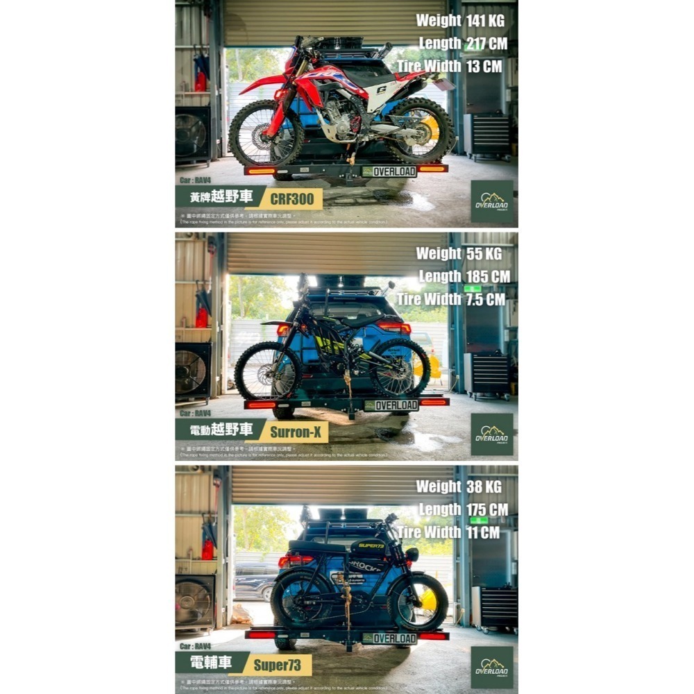 【彈藥庫】OVERLOAD Motorcycle Carrier 鋁合金背車架 #OVL-A001-M01-細節圖7