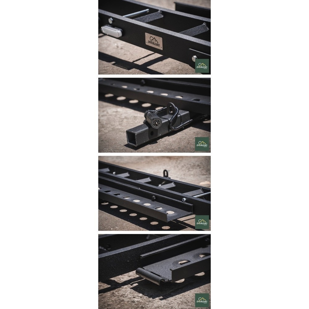 【彈藥庫】OVERLOAD Motorcycle Carrier 鋁合金背車架 #OVL-A001-M01-細節圖9