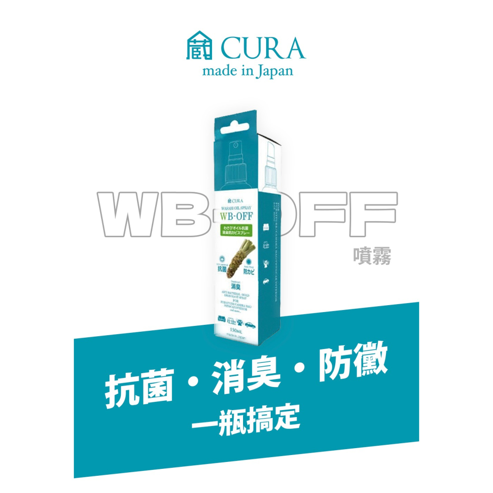 【彈藥庫】CURA WB-OFF 抗菌消臭防黴噴霧 #WB-OFF-細節圖2