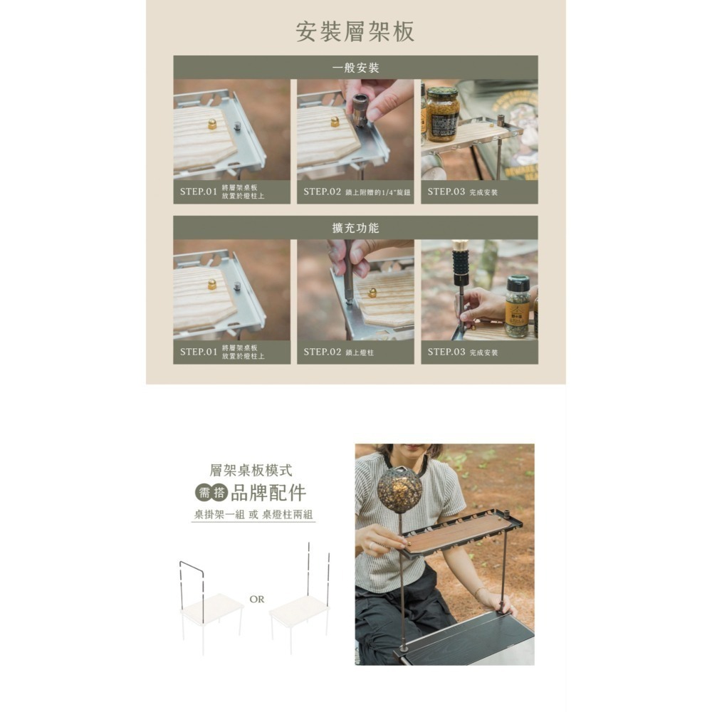 【彈藥庫】OFFLINE 0.5單位層架板(暖系/暗系/全黑特仕款) #OFL-OFTE0.5UH-細節圖5