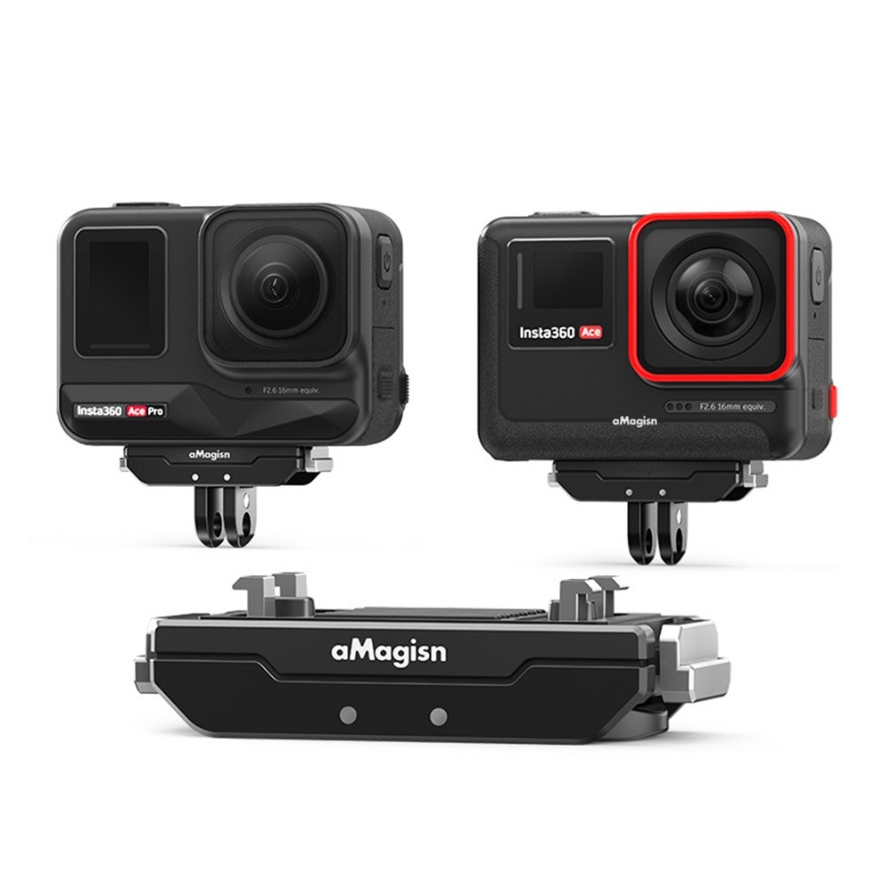 【彈藥庫】aMagisn Insta360 Ace Pro/Ace 磁吸快拆+1/4螺絲上蓋#AC14 #AC14-B-細節圖3