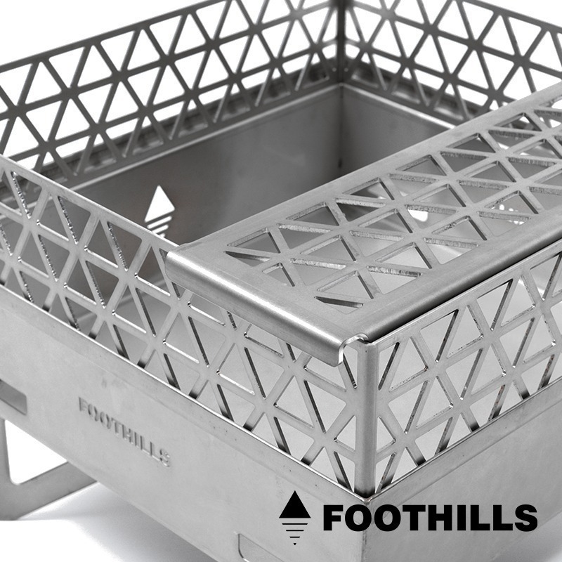 【彈藥庫】FOOTHILLS 不鏽鋼山麓焚火台(含收納袋、隔熱板) #FTS-015-細節圖11