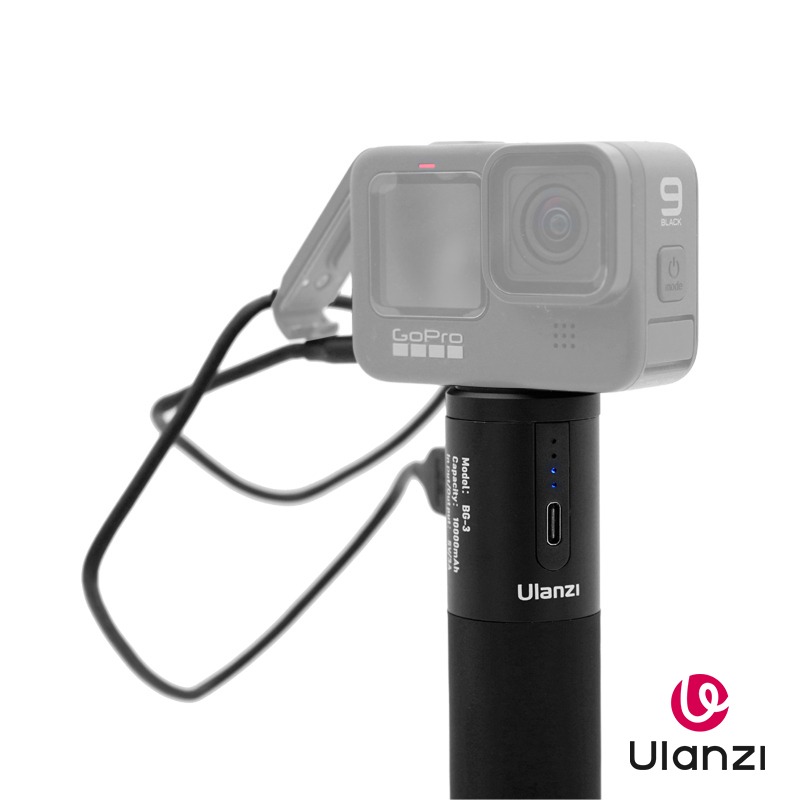 【彈藥庫】Ulanzi BG-3 10000mAh超大容量金屬充電手柄(含迷你三腳架) #Ulanzi-2066-細節圖9