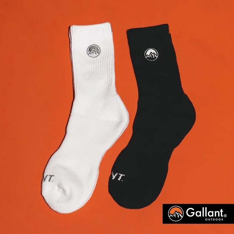 【彈藥庫】Gallant Outdoor® Polygiene® 高筒襪-黑、白兩雙入 #glnt-as-003-細節圖2