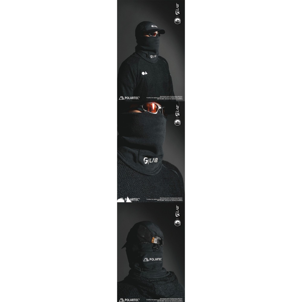 【彈藥庫】Gallant Outdoor® G/LAB® Polartec® 脖圍(黑/米) #glnt-ah-021-細節圖2