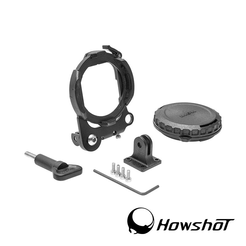 【彈藥庫】Howshot DJI OSMO ACTION潛水殼轉ZD鏡頭座(標準款/可翻轉)#HS-ACTION-ZD-規格圖10